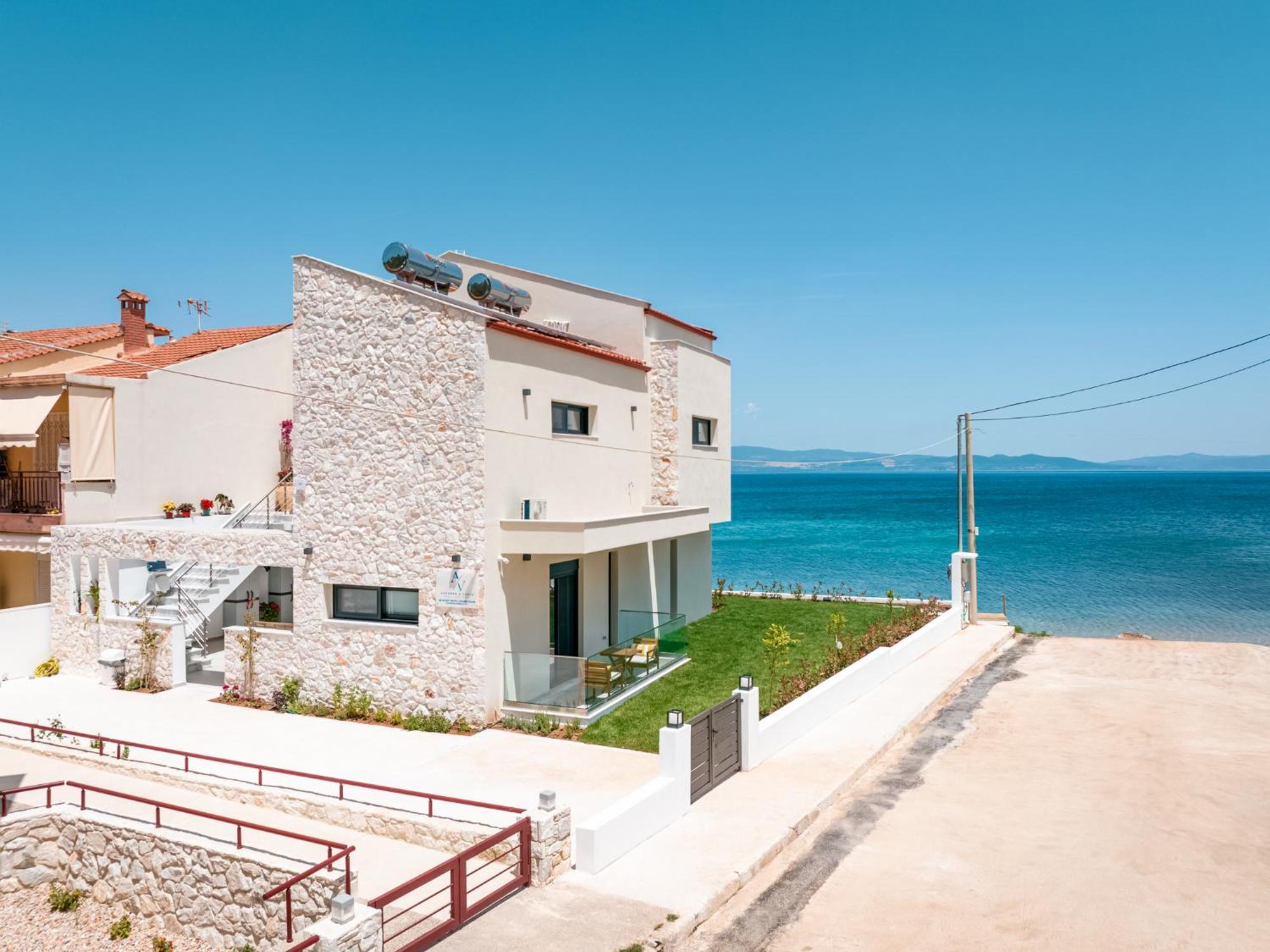 Azzurro E Verde By Rentalspro - Nea Potidaia Halkidiki Nea Poteidaia Bagian luar foto