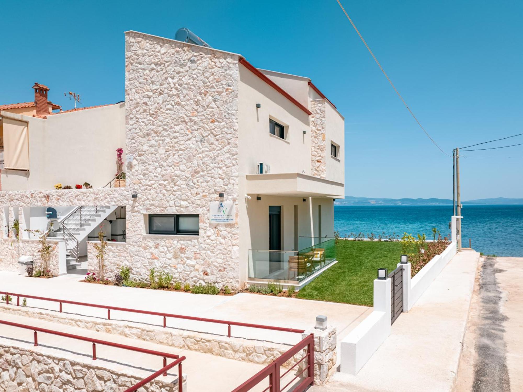 Azzurro E Verde By Rentalspro - Nea Potidaia Halkidiki Nea Poteidaia Bagian luar foto